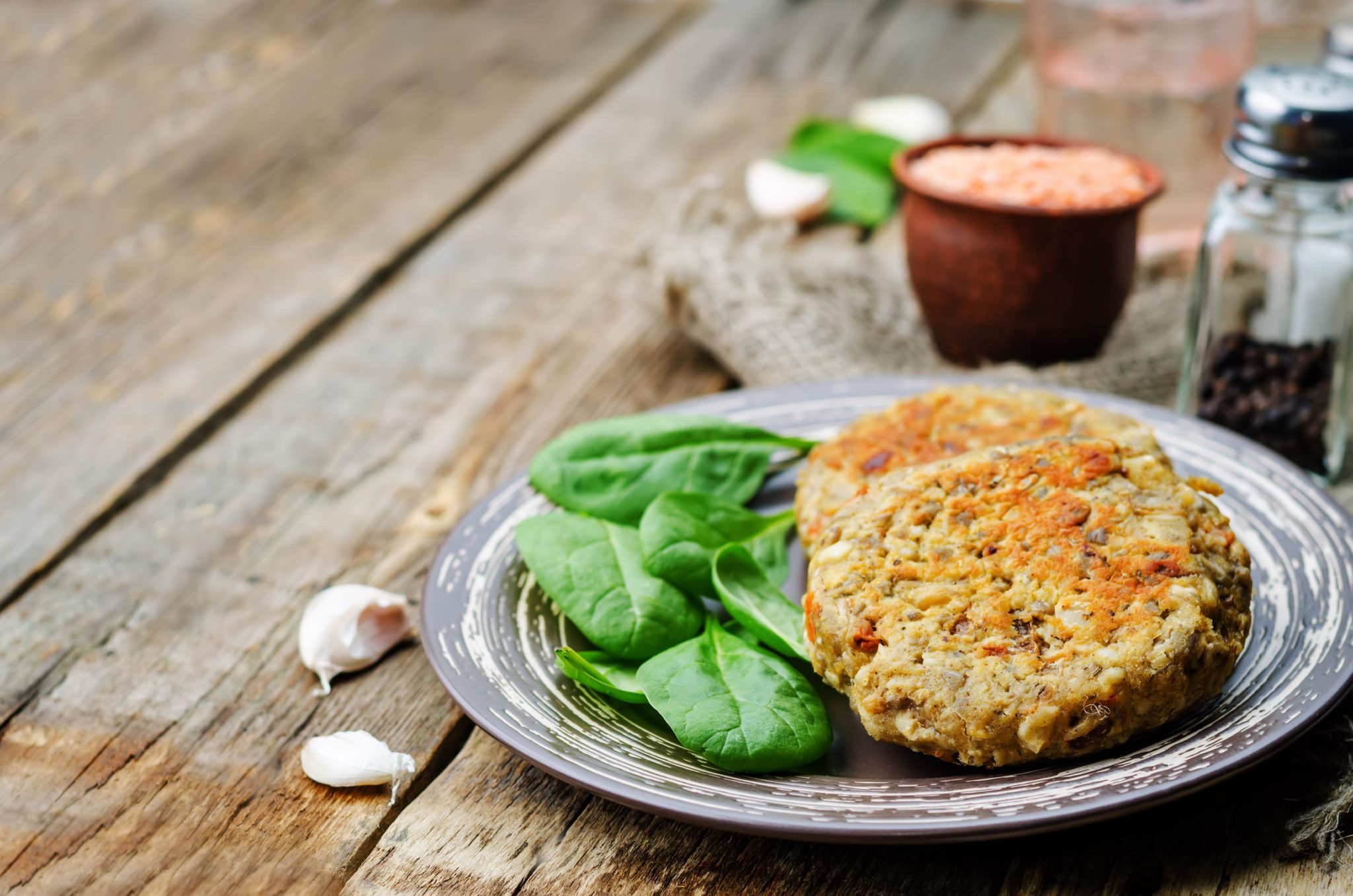 Receita saudável Hambúrguer de lentilha