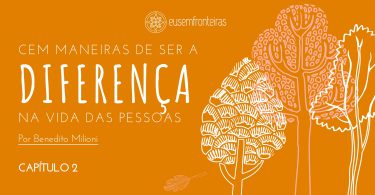 Banner da cada do livro de cem maneira de ser a diferença na vida das pessoas.